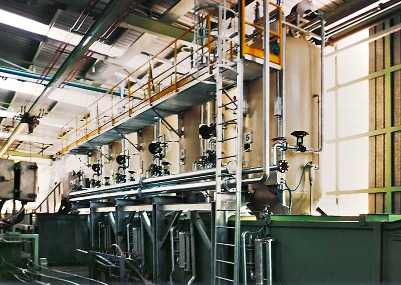 tin sterilisation systems in cascade autoclaves