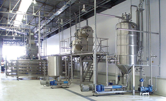 Fruit creams production lines