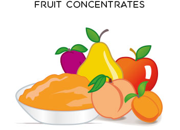 Fruit concentrates